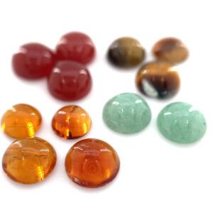 Lot kabošony mix Onyx, Tigrie oko, Chalcedon 5,07ct